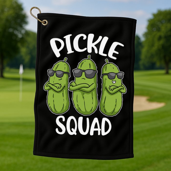 Pickle Squad Golf Towel