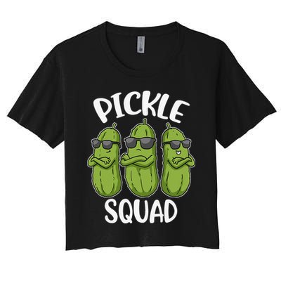 Pickle Squad Women's Crop Top Tee
