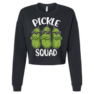 Pickle Squad Cropped Pullover Crew