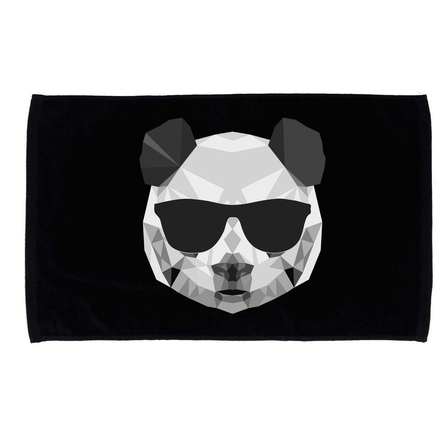 Panda Shirts Panda Polygonal Shirts Microfiber Hand Towel