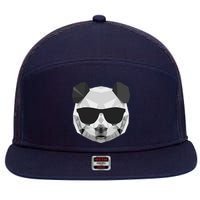Panda Shirts Panda Polygonal Shirts 7 Panel Mesh Trucker Snapback Hat