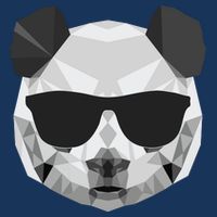 Panda Shirts Panda Polygonal Shirts 7 Panel Mesh Trucker Snapback Hat