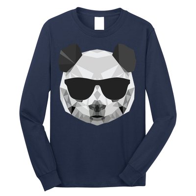 Panda Shirts Panda Polygonal Shirts Long Sleeve Shirt