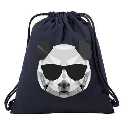 Panda Shirts Panda Polygonal Shirts Drawstring Bag