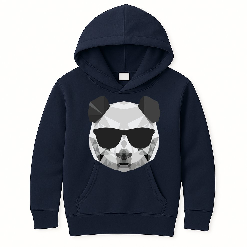 Panda Shirts Panda Polygonal Shirts Kids Hoodie