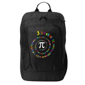 Pi Spiral Pi Day Cool Gift Funny Gift City Backpack