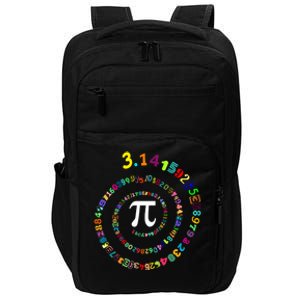 Pi Spiral Pi Day Cool Gift Funny Gift Impact Tech Backpack