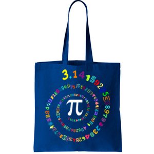 Pi Spiral Pi Day Cool Gift Funny Gift Tote Bag