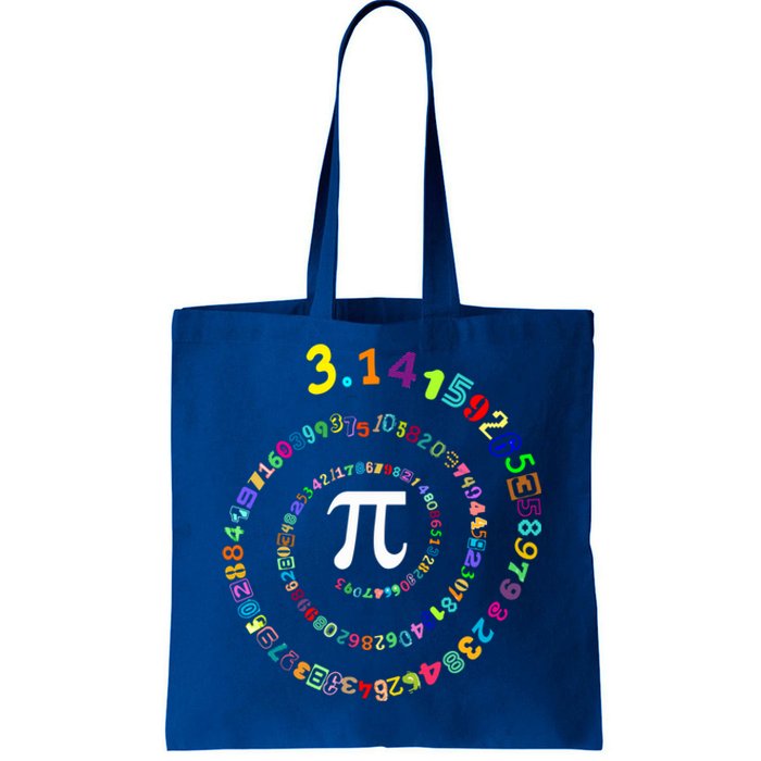 Pi Spiral Pi Day Cool Gift Funny Gift Tote Bag