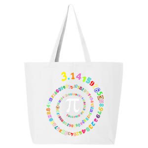 Pi Spiral Pi Day Cool Gift Funny Gift 25L Jumbo Tote