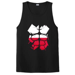 Polska Sixpack Polish Workout Training Gift PosiCharge Competitor Tank