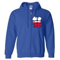 Polska Sixpack Polish Workout Training Gift Full Zip Hoodie