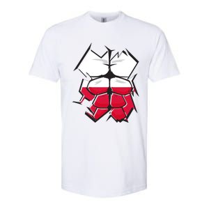 Polska Sixpack Polish Workout Training Gift Softstyle CVC T-Shirt