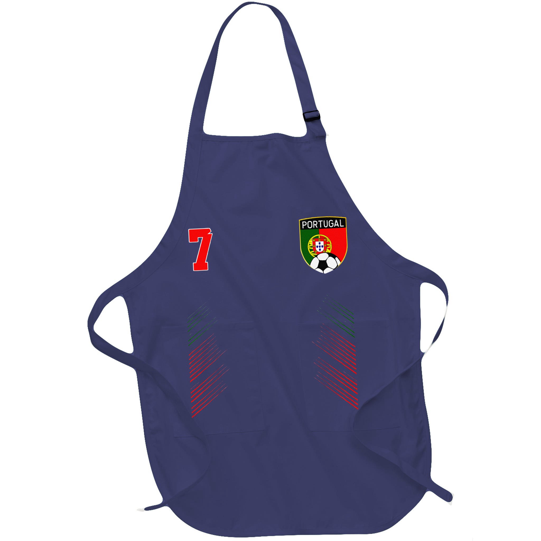 Portugal Soccer Portugese Football Retro 7 Jersey Apron