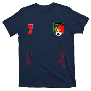 Portugal Soccer Portugese Football Retro 7 Jersey T-Shirt