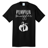 Pumpkin Smuggler Pregnant Mom Fall Announcement Tall T-Shirt