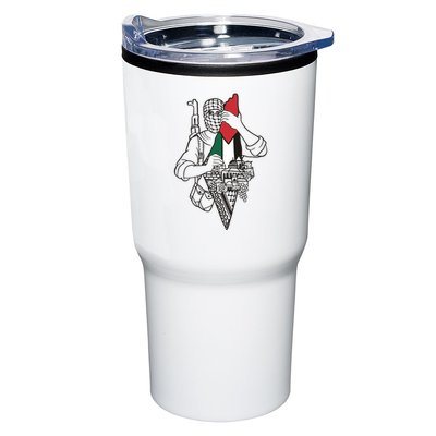Palestine Soldier Palestine Map Tumbler
