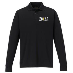 Para Squad Paraprofessional Para Teacher Performance Long Sleeve Polo