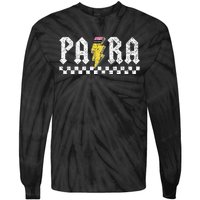 Para Squad Paraprofessional Para Teacher Tie-Dye Long Sleeve Shirt