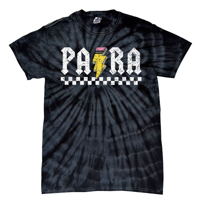 Para Squad Paraprofessional Para Teacher Tie-Dye T-Shirt