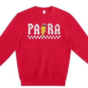 Para Squad Paraprofessional Para Teacher Premium Crewneck Sweatshirt