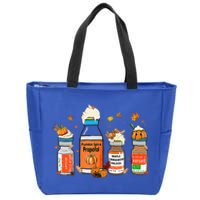 Pumpkin Spice Propofol Ativan Versed Haldol Halloween Nurse Zip Tote Bag