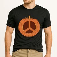 Peace Symbol Pumpkin Holiday Performance Shirt
