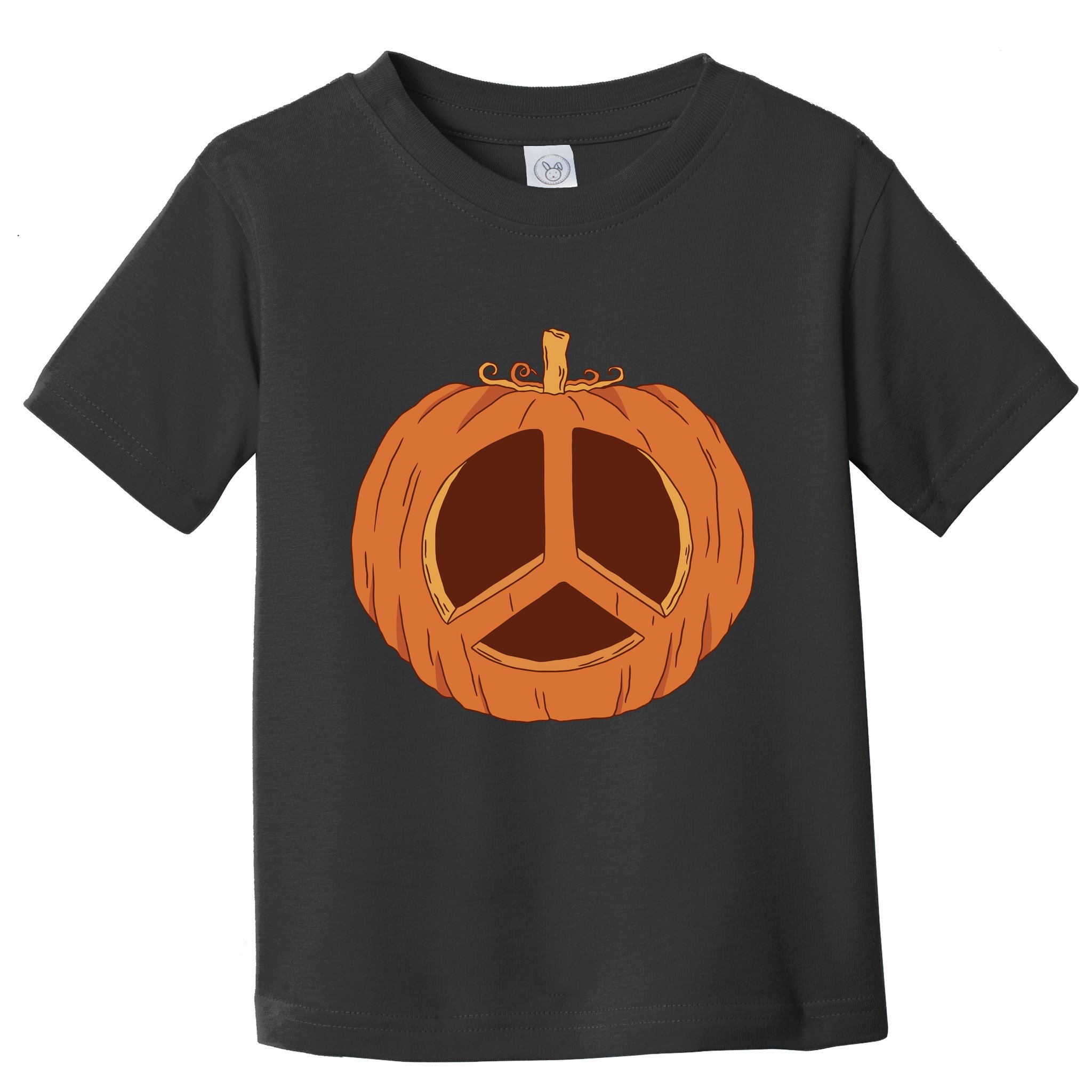 Peace Symbol Pumpkin Holiday Toddler T-Shirt
