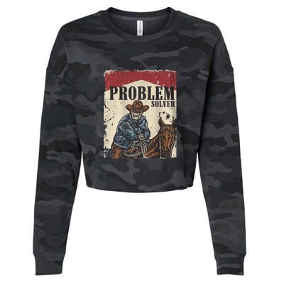 Problem Solver Cropped Pullover Crew