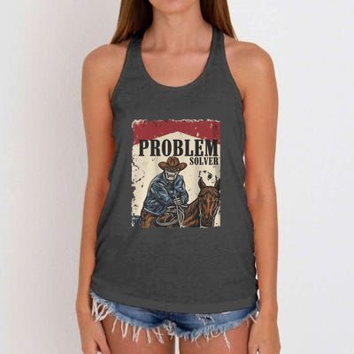 Problem Solver Women's Knotted Racerback Tank