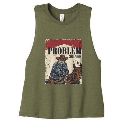 Problem Solver Women's Racerback Cropped Tank