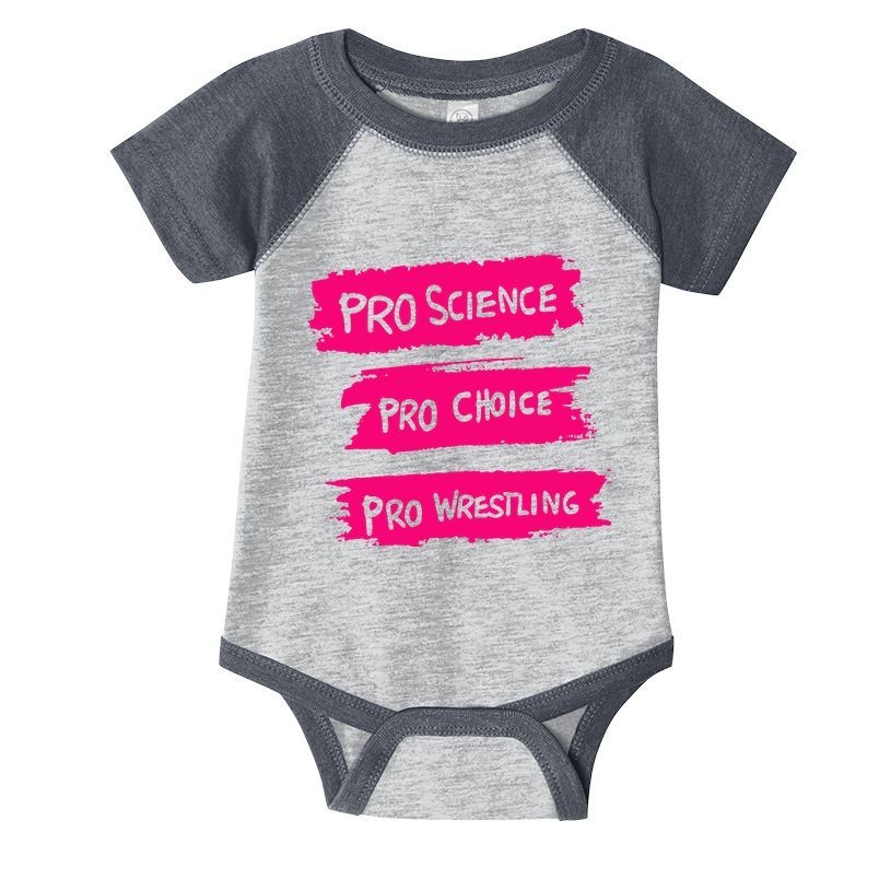 Pro Science Pro Choice Pro Wrestling Infant Baby Jersey Bodysuit
