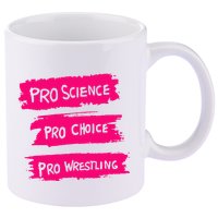 Pro Science Pro Choice Pro Wrestling 11oz C Handle Ceramic Mug