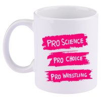 Pro Science Pro Choice Pro Wrestling 11oz C Handle Ceramic Mug
