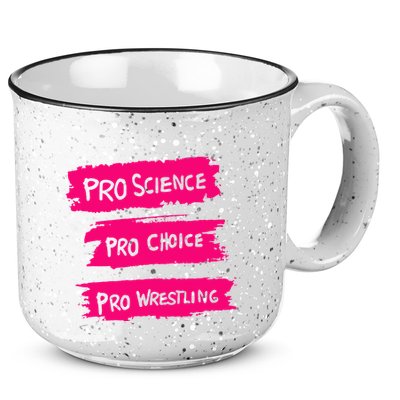 Pro Science Pro Choice Pro Wrestling 15oz Campfire Ceramic Mug