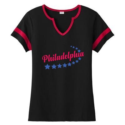 Philadelphia Sports Ladies Halftime Notch Neck Tee