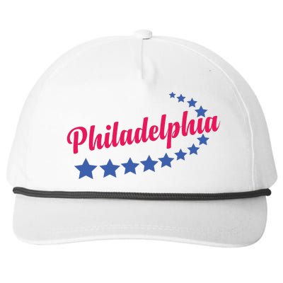 Philadelphia Sports Snapback Five-Panel Rope Hat