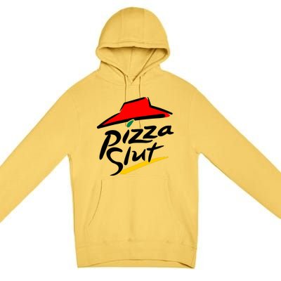 Pizza Slut Premium Pullover Hoodie