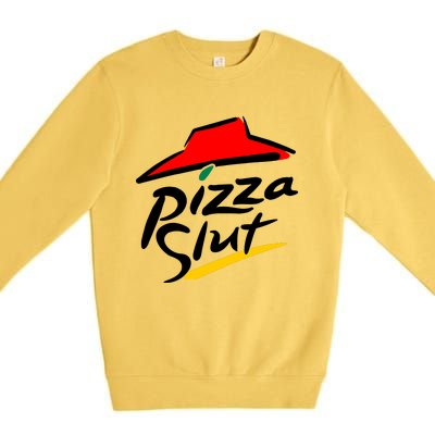 Pizza Slut Premium Crewneck Sweatshirt