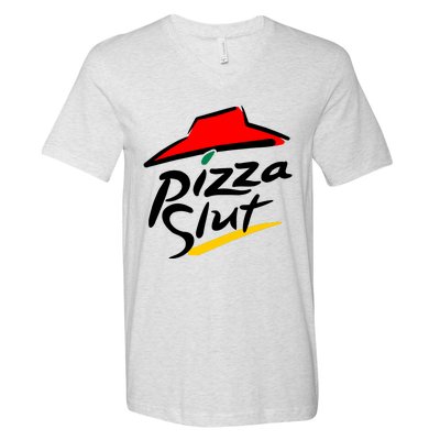 Pizza Slut V-Neck T-Shirt