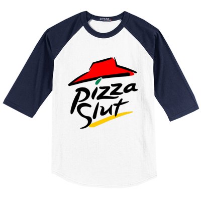 Pizza Slut Baseball Sleeve Shirt