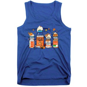 Pumpkin Spice Propofol Ativan Versed Haldol Halloween Nurse Tank Top