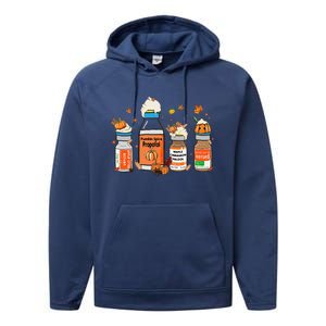 Pumpkin Spice Propofol Ativan Versed Haldol Halloween Nurse Performance Fleece Hoodie