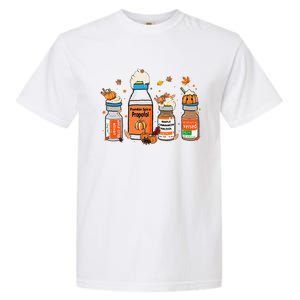 Pumpkin Spice Propofol Ativan Versed Haldol Halloween Nurse Garment-Dyed Heavyweight T-Shirt