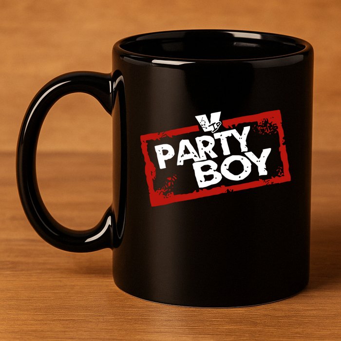 Phreshboyswag Store Party Boy 11oz C Handle Ceramic Mug