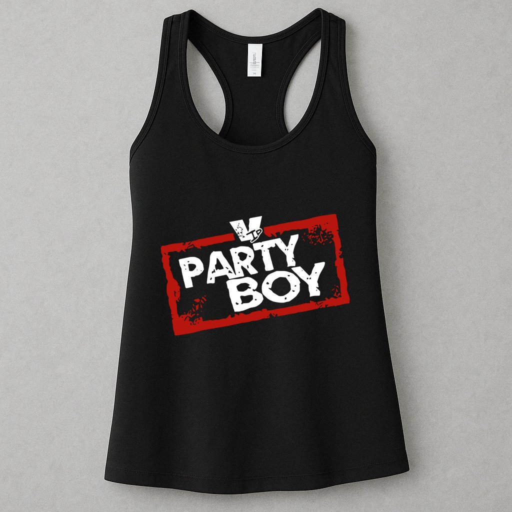 Phreshboyswag Store Party Boy Womens Tank Top