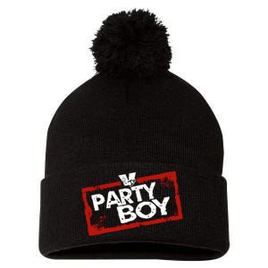 Phreshboyswag Store Party Boy Pom Pom 12in Knit Beanie