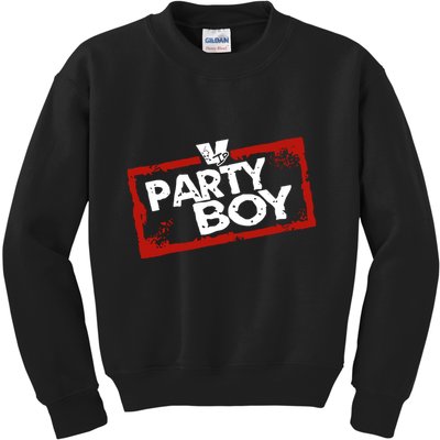 Phreshboyswag Store Party Boy Kids Sweatshirt
