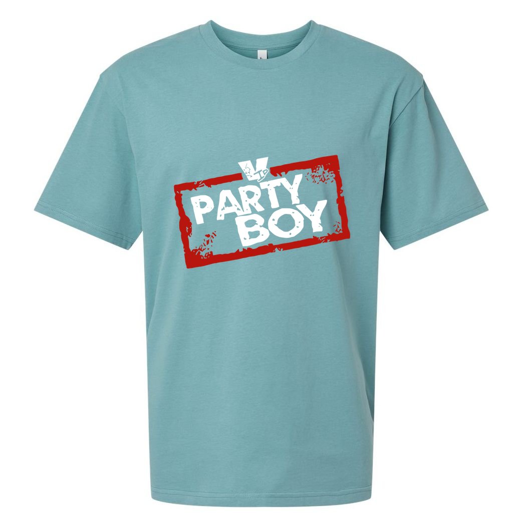 Phreshboyswag Store Party Boy Sueded Cloud Jersey T-Shirt