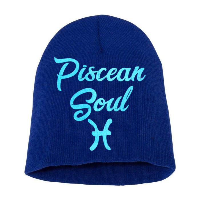 Piscean Soul Pisces Horoscope Zodiac Sign February Birthday Gift Short Acrylic Beanie